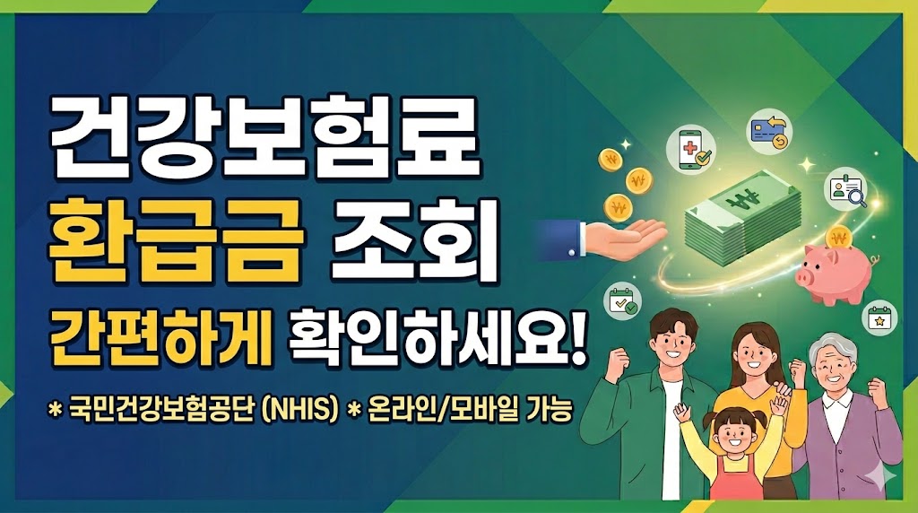 건강보험료 환급금 조회 및 신청 방법: 숨은 돈 찾는 3단계 가이드
