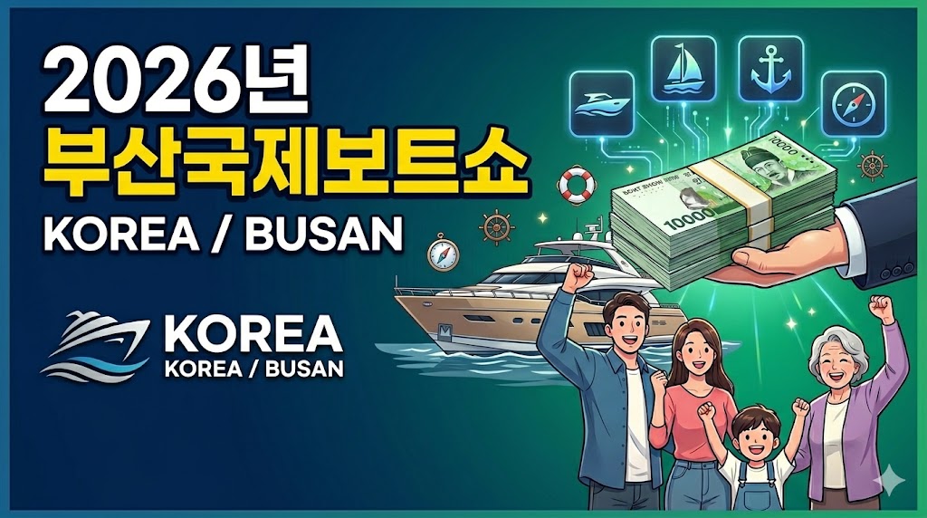 2026 부산국제보트쇼 사전등록 및 무료입장 방법 총정리 (BEXCO)