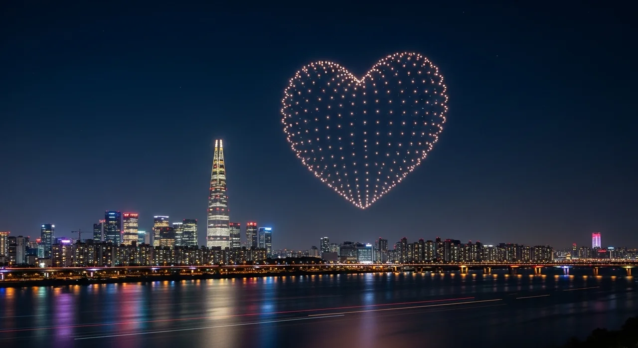 2026 한강 드론 라이트 쇼: 서울의 밤하늘을 수놓는 환상적인 예술