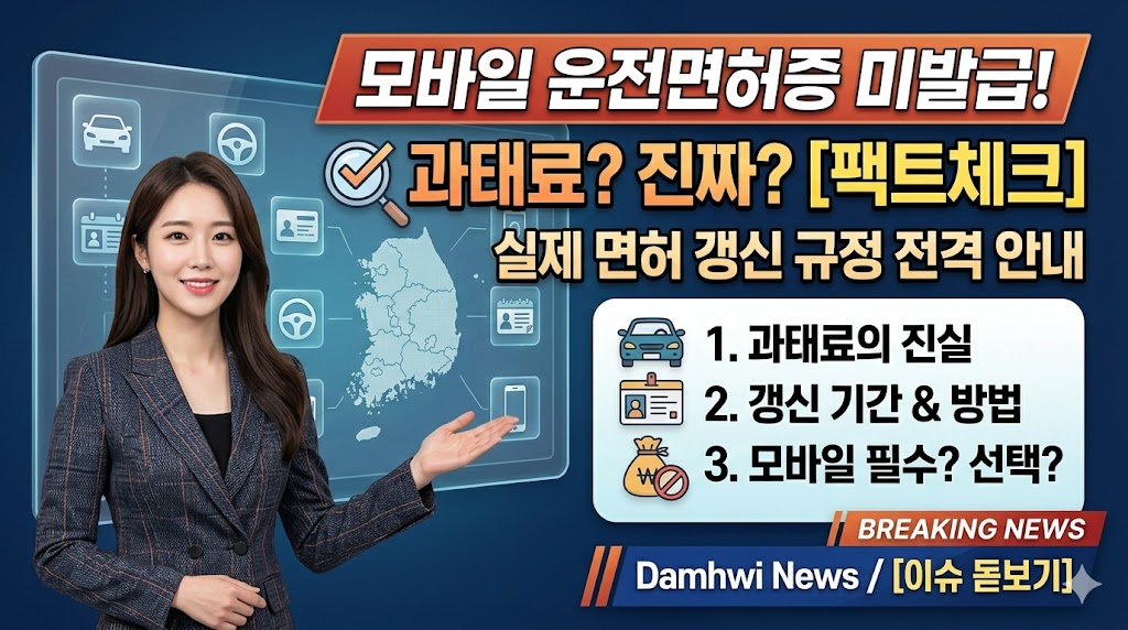 모바일 운전면허증 미발급 유예 종료의 진실: 과태료 걱정 마세요!