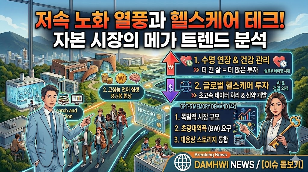 요즘 대세 '저속 노화' 관련주 3선