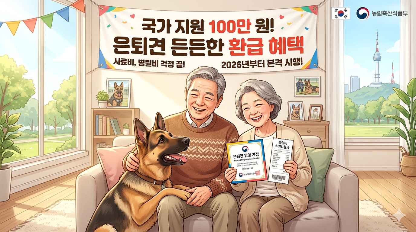 은퇴견 입양하면 연 100만 원 지원! (신청방법 총정리)