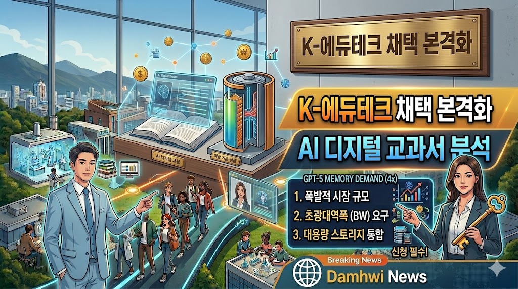 K-에듀테크의 혁명, AI 디지털 교과서 도입 일정 및 상세 기능 가이드