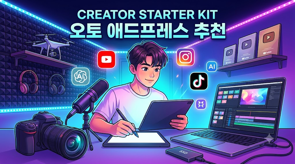 10년 차 IT 블로거가 알려주는 크리에이터 필수 준비물 & AI 툴 세팅법