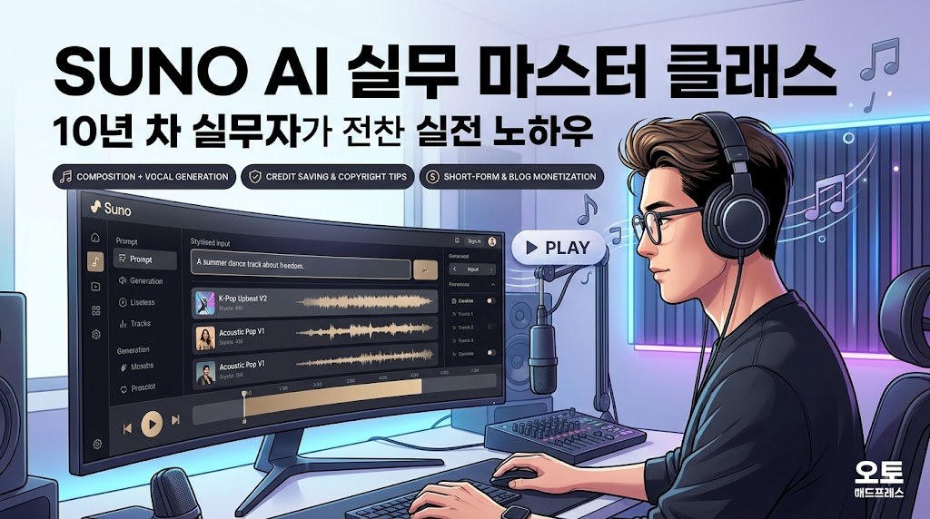 Suno AI 실무 마스터 클래스